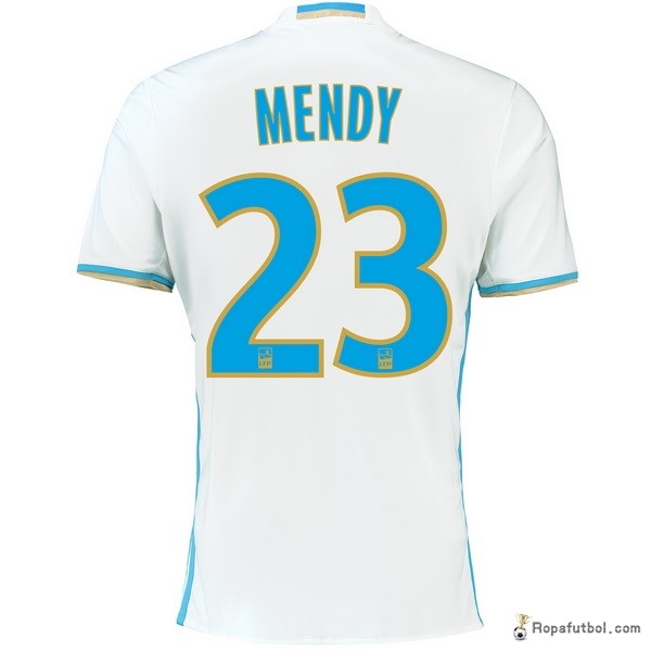 Camiseta Marsella Replica Primera Ropa Mendy 2016/17 Blanco